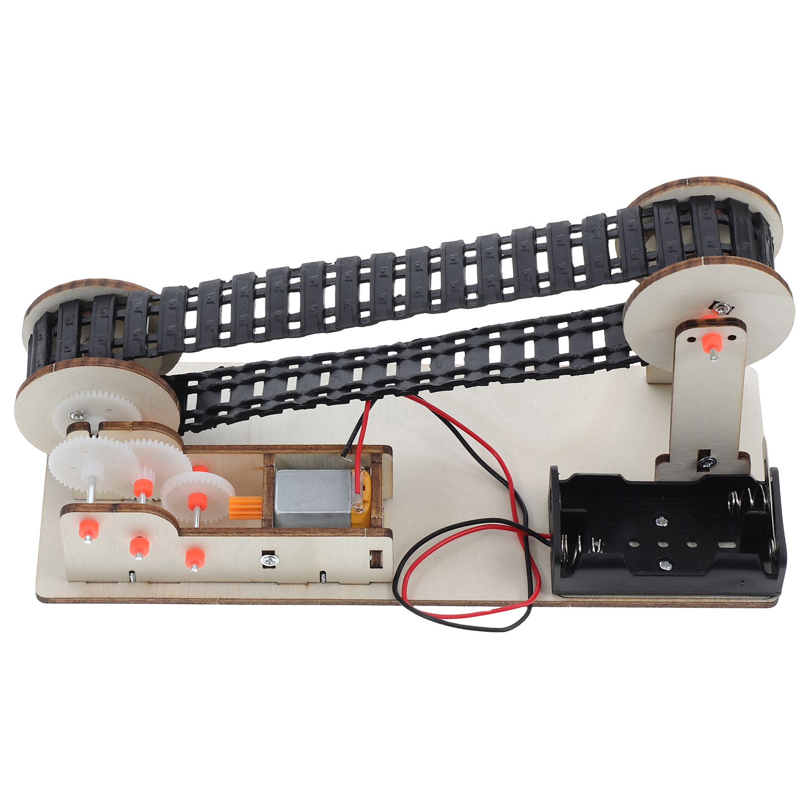 Science Project Diy - 1 Juego de Cinta Transportadora Eléctrica,