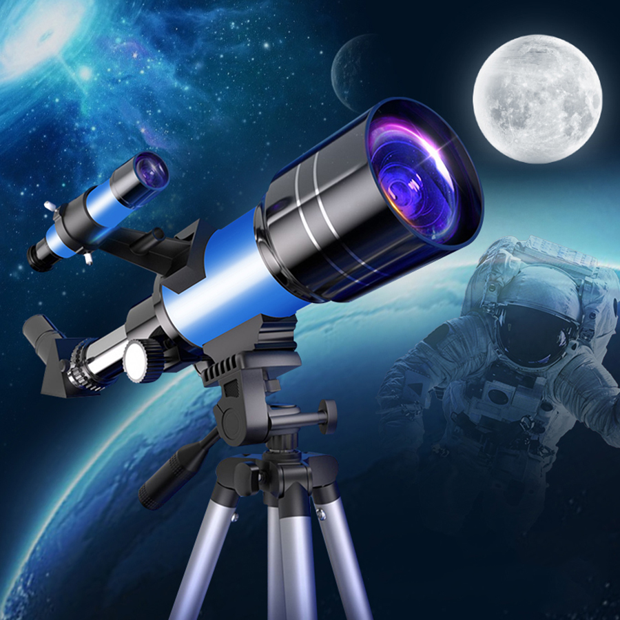 National Geographic Telescope 70Mm - Telescopio astronómico profesional con Zoom HD