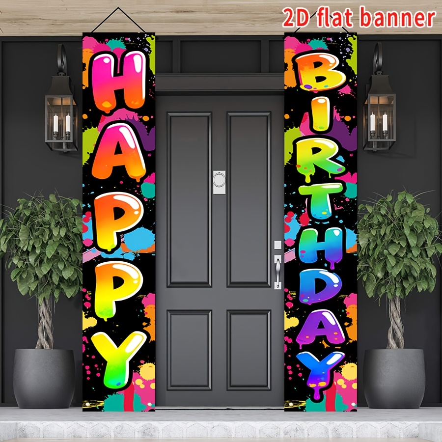 Science Of Happiness - Banderas de Porche de Feliz Cumpleaños