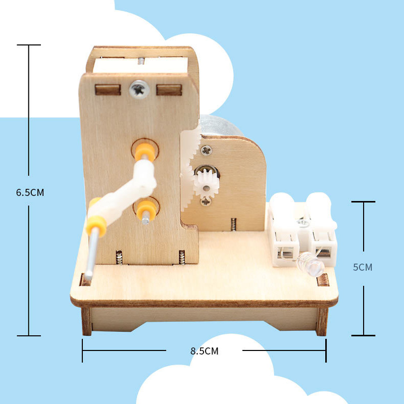 Mini generador de mano DIY, Ki - Science Project Diy reseña y precio